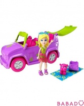 Автомобиль с куклой Polly Pocket Mattel (Маттел)