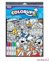 Раскраска ColorUps с фломастерами Savvi в ассортименте
