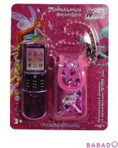 Детский мобильный телефон-слайдер Winx 1toy