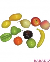 Набор пластиковых фруктов 11 шт Тилибом