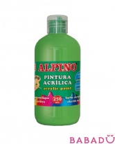 Акриловая краска 250 мл светло-зеленая Alpino (Альпино)