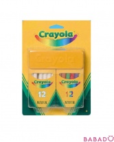 Набор белых и цветных мелков Crayola (Крайола)