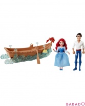 Набор Ариэль и Эрик на лодке Принцессы Disney Mattel (Маттел)