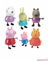 Игровой набор Свинка Пеппа и друзья 6 фигурок (Peppa Pig)
