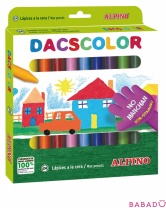 Восковые карандаши Dacscolor 24 цвета Alpino (Альпино)