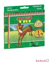 Цветные трёхгранные карандаши TRI 24 цвета Alpino (Альпино)