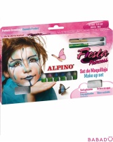 Набор для детского макияжа Принцесса 6 цветов по 5 гр Alpino (Альпино)