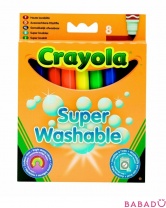 8 смываемых фломастеров Crayola (Крайола)