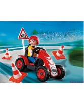 Мальчик на гоночной машинке Playmobil (Плеймобил)