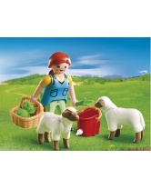 Девушка с овцами Playmobil (Плеймобил)