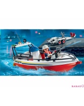 Пожарная лодка с прицепом Playmobil (Плеймобил)