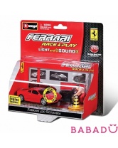 Машина Ferrari со светом, звуком и аксессуарами 1:43 Bburago (Ббураго) в ассорт.