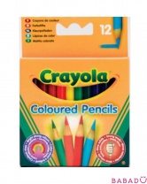 12 коротких цветных карандаша Сrayola (Крайола)