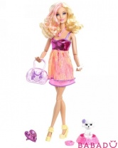 Barbie с аксессуарами и животным Модная штучка Mattel (Маттел) в ассорт.