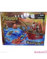 Набор Пираты с кораблем и красным осьминогом Chap Mei  (Чап Меи)