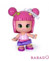 Кукла Пинипон с аксессуарами для макияжа (розовые волосы) Famosa (Фамоса)