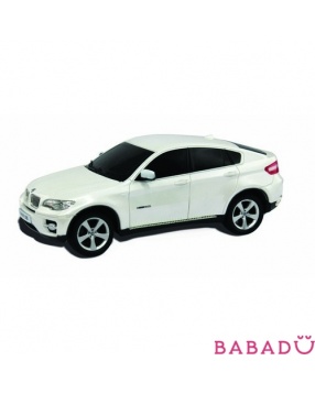 Радиоуправляемая машина BMW X6 1:26 (обычные колеса) белый KidzTech