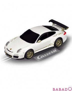 Дополнительный автомобиль Porsche GT3 RS Carrera White/White Gold Metallic Carrera Go (Каррера Го)
