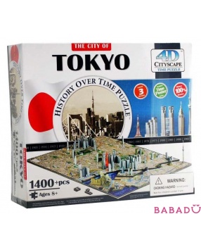 4D пазл Токио 1400 деталей Cityscape
