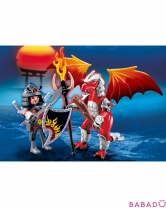 Огненный дракон с воином Playmobil (Плеймобил)