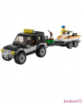 Внедорожник с катером Лего Сити (Lego City)