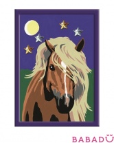 Раскраска по номерам Лошадь в лунном свете Ravensburger