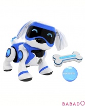 Собака-робот Teksta Puppy голубая Manley Toys