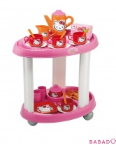 Этажерка Hello Kitty с посудкой Smoby (Смоби)