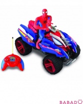 Spider-Man на синем квадроцикле Action Quad Silverit (Сильверит)