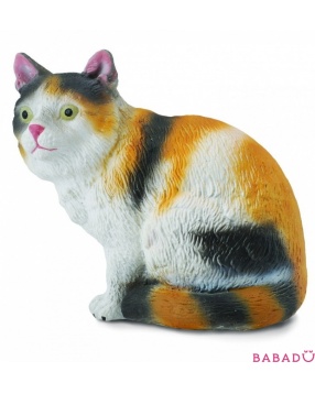 Кошка трехцветная сидячая S Collecta (Коллекта)