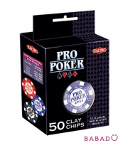Набор 50 фишек для покера Tactic games
