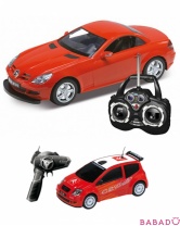 Набор радиоуправляемых моделей Mercedes-Benz SLK 1:12  и Citroen C2 1:34 Welly (Велли)
