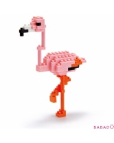 Конструктор Розовый фламинго NanoBlocks (Наноблоки)