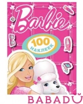 Малиновая книга 100 наклеек Barbie Росмэн (Rosman)
