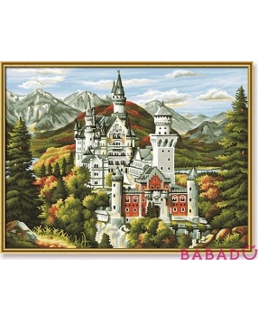 Раскраска по номерам 40х50 Замок Нойшванштайн Schipper (Шиппер)