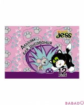 Альбом для рисования Guess with Jess 12л Action! в асс.