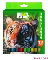 Пластилин Animal Planet, 12 цв Action!