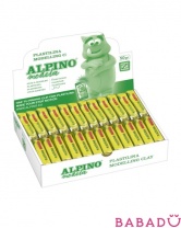 Пластилин желтый 24*50 гр Alpino (Альпино)