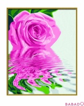 Раскраска по номерам Розовая роза 40х50 Schipper (Шиппер)