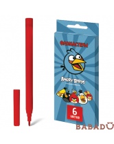 Фломастеры Angry Birds 6 цветов Хатбер (Hatber)