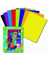 Цветная бумага А4 Гномик на карнавале 16 л 8 цв Пифагор