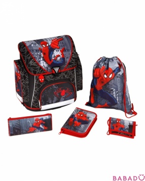 Школьный рюкзак с наполнением Spiderman Simba (Симба)