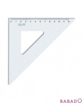 Треугольник 45°/141 мм прозрачный Koh I Noor (Кохинор)