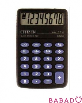 Карманный калькулятор LC-110 Citizen