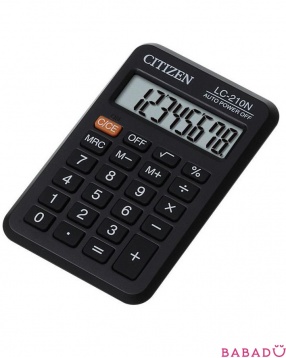 Карманный калькулятор LC-210 Citizen