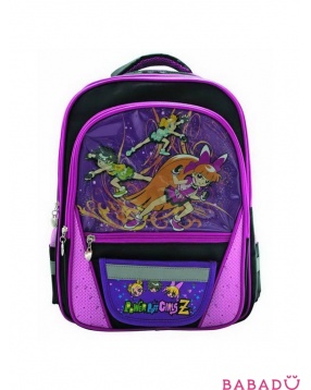 Рюкзак школьный PPGZ с жесткой рельефной спинкой  фиолетовый Action!