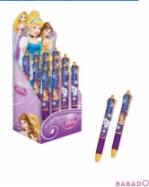 Ручка шариковая четырехцветная Принцессы Disney Росмэн (Rosman) в ассортименте