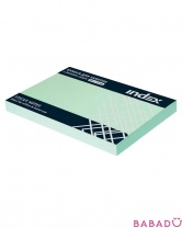Бумага для заметок светло-зеленая 105х75 мм Index