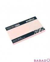 Бумага для заметок светло-розовая 105х75 мм Index