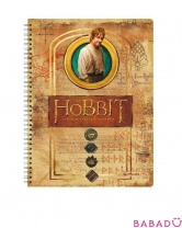 Тетрадь в клетку 70 листов на спирали Hobbit Bilbo Herlitz (Херлиц)